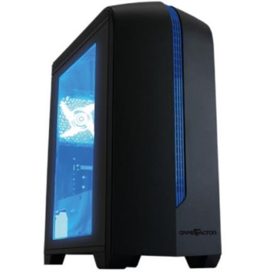 Imagen de Gabinete Vorago Game Factor CSG500 Micro ATX Acrílico USB Ventilación 120mm Azul 